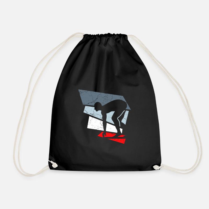 nageurs nageurs - Sac de sport léger - noir