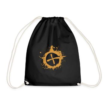 geocaching - Drawstring Bag - black - Front