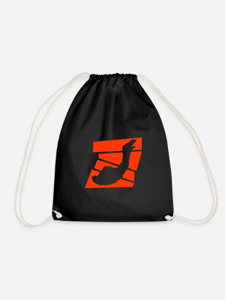 Skydiving - Drawstring Bag - black