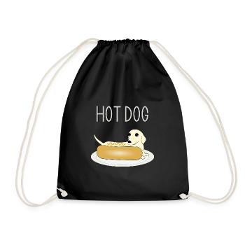 Hot-dog - Sac de sport léger - noir - Devant