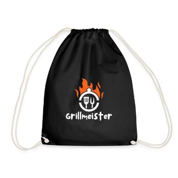 Grillmeister - Turnbeutel - Schwarz - Vorne