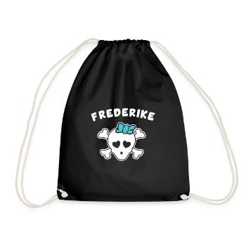Pirate Frederike Design pour les filles et les femmes - Sac de sport léger - noir - Devant