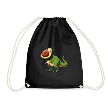 Dino T-Rex Avocat Créature mythique - Sac de sport léger - noir - Devant