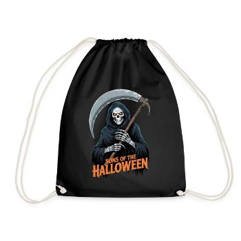 Halloween Grim Reaper - Drawstring Bag - black - Front