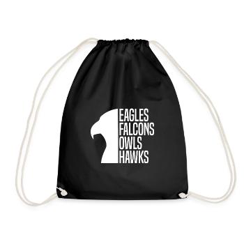 Eagles Falcons Owls Hawks - Turnbeutel - Schwarz - Vorne