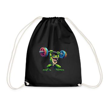 Entraînement d’haltères Frog Toad - Sac de sport léger - noir - Devant