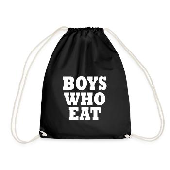 Boys who eat - Turnbeutel - Schwarz - Vorne