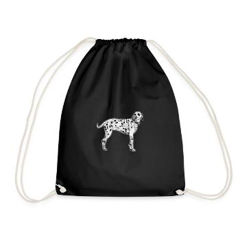 Dalmatiens - Sac de sport léger - noir - Devant