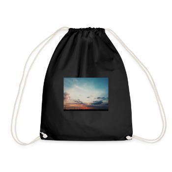 sunset - Drawstring Bag - black - Front
