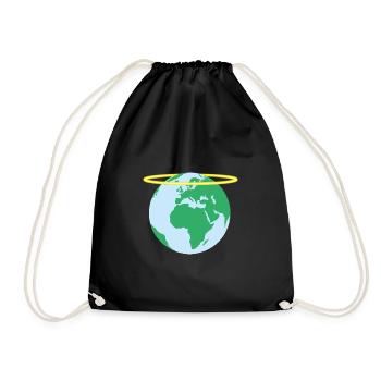 terre sainte!? - Sac de sport léger - noir - Devant