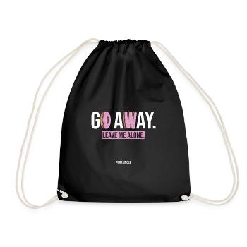 GoAwayDonut - Turnbeutel - Schwarz - Vorne