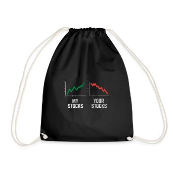 Trading actions - My Stocks Your Stocks - Sac de sport léger - noir - Devant