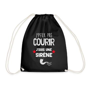 Je suis une Sirène Cadeau Drôle Femme Sport - Sac de sport léger - noir - Devant