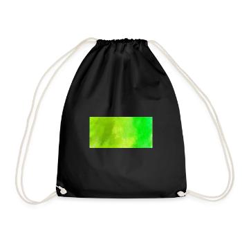 oeuvre abstraite peint en vert en vert - Sac de sport léger - noir - Devant