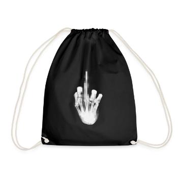 Fuck you - Turnbeutel - Schwarz - Vorne