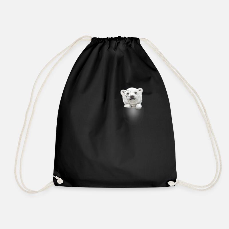 TASCHE POLAR BEAR - Turnbeutel - Schwarz
