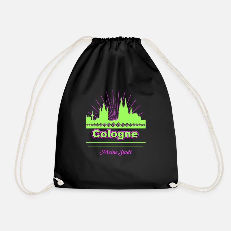 Cologne - Turnbeutel - Schwarz