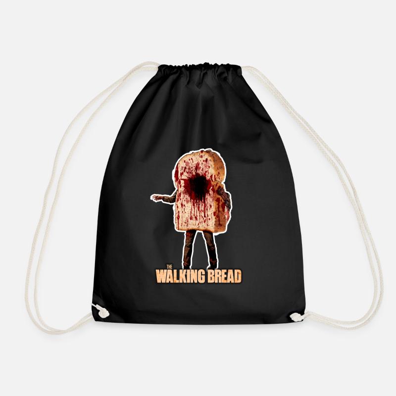 The Walking Bread - Turnbeutel - Schwarz