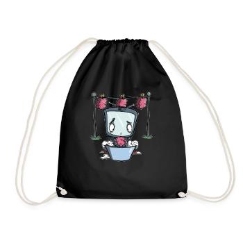 Lavage de cerveau de télévision - lavage de cerveau de télévision - Sac de sport léger - noir - Devant