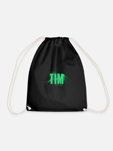 Tim - Turnbeutel - Schwarz