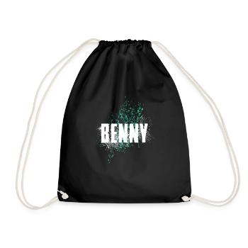 Benny - Turnbeutel - Schwarz - Vorne