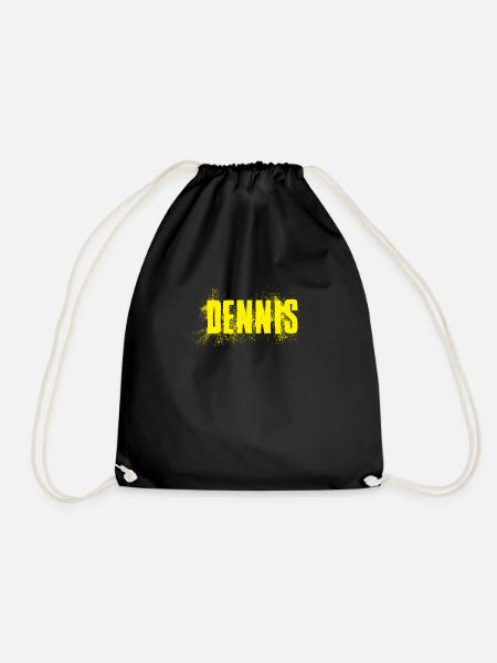 Dennis - Drawstring Bag - black