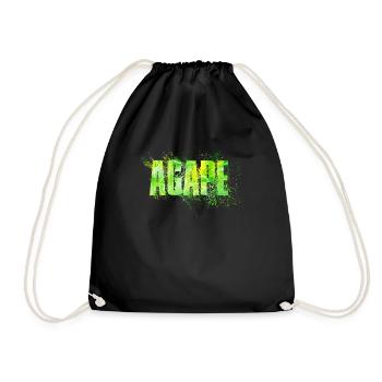 Agape - Turnbeutel - Schwarz - Vorne