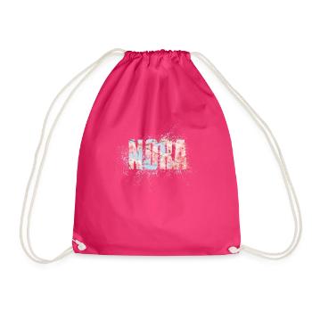 Nora - Turnbeutel - Fuchsia - Vorne