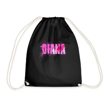Diana - Turnbeutel - Schwarz - Vorne