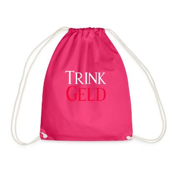 Boire de l'argent - Sac de sport léger - fuchsia - Devant