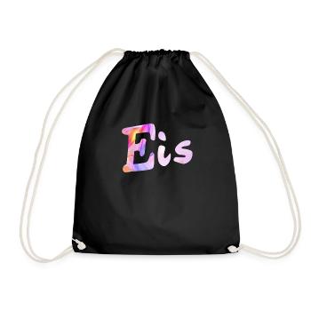 Eis - Turnbeutel - Schwarz - Vorne