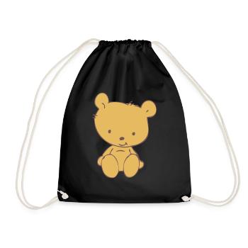 Toy Teddy Bear - Sac de sport léger - noir - Devant