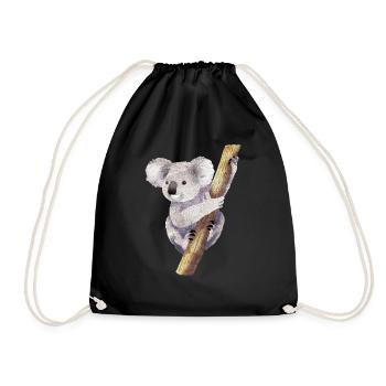 Koala 01 - Sac de sport léger - noir - Devant