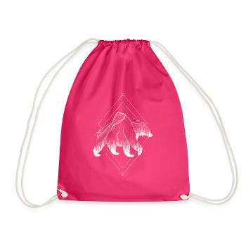 Ours dans les bois - Sac de sport léger - fuchsia - Devant