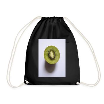 Kiwi - Turnbeutel - Schwarz - Vorne