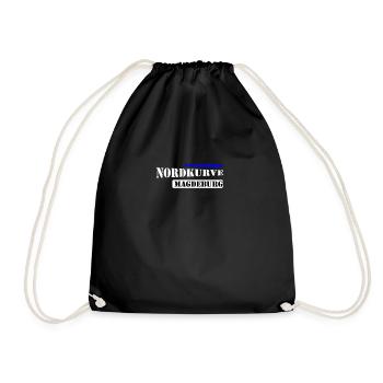 North curve Magdeburg - Drawstring Bag - black - Front