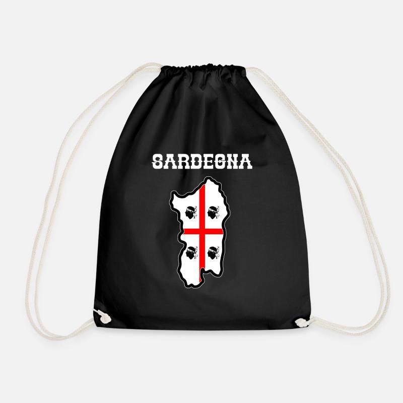 Sardinien - Turnbeutel - Schwarz