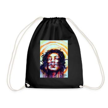 Salvador D. - Drawstring Bag - black - Front