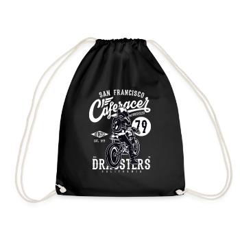 San Francisco Café Racer Motorräder - Turnbeutel - Schwarz - Vorne