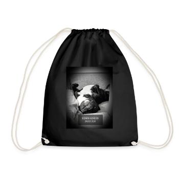 I have to give a shit - Drawstring Bag - black - Front