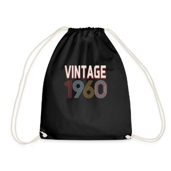 Millésime 1960 - Sac de sport léger - noir - Devant