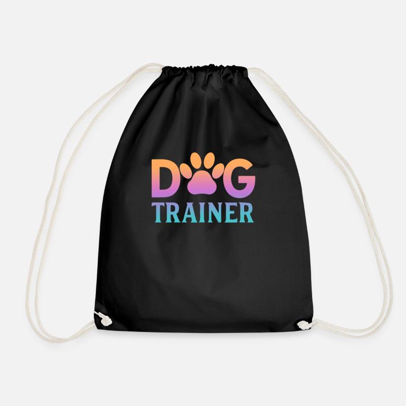 Hundetrainer - Turnbeutel - Schwarz