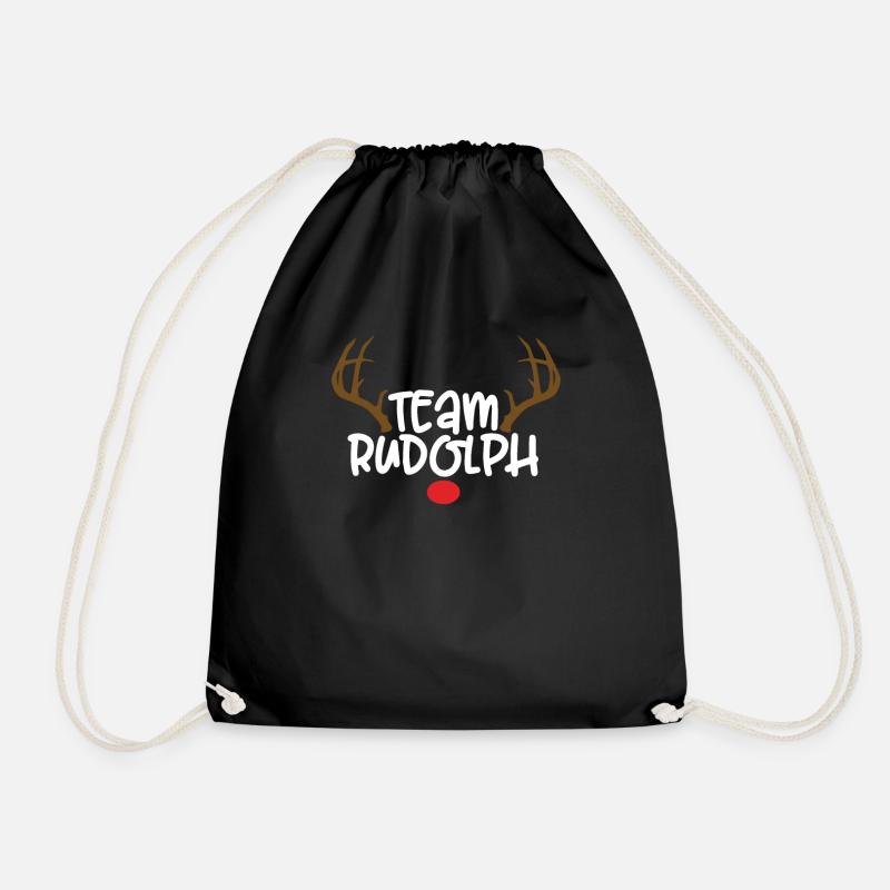 Team Rudolph - Turnbeutel - Schwarz