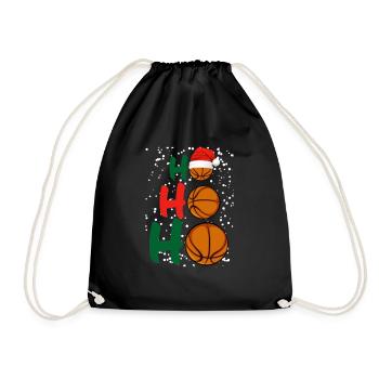 Basketball Christmas - Drawstring Bag - black - Front