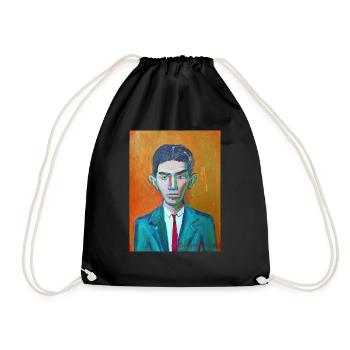 franz kafka 2 - Sac de sport léger - noir - Devant