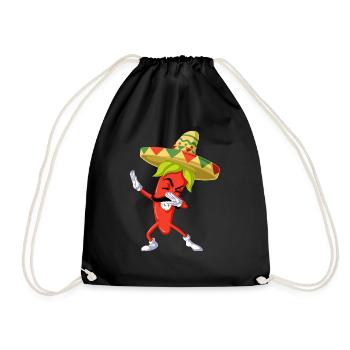 Poivre mexicain Hot Jalapeno Dab - Sac de sport léger - noir - Devant