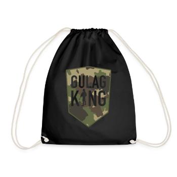 Gulag King Camouflage - Drawstring Bag - black - Front