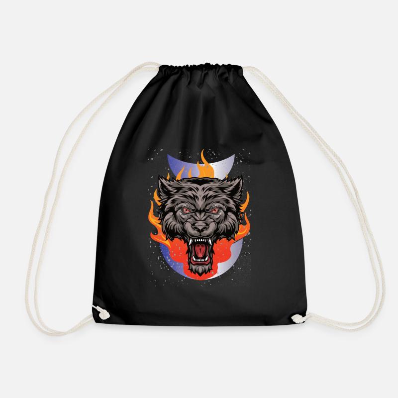 Monstre loup-garou - Sac de sport léger - noir