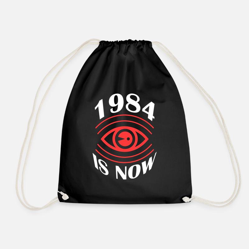 1984 ist jetzt - Turnbeutel - Schwarz