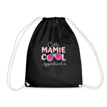 Cette Mamie Cool Appartient à Cadeau personnalisé - Sac de sport léger - noir - Devant